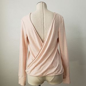 Victoria’s Secret Pink Long Sleeve Wrap Top XS